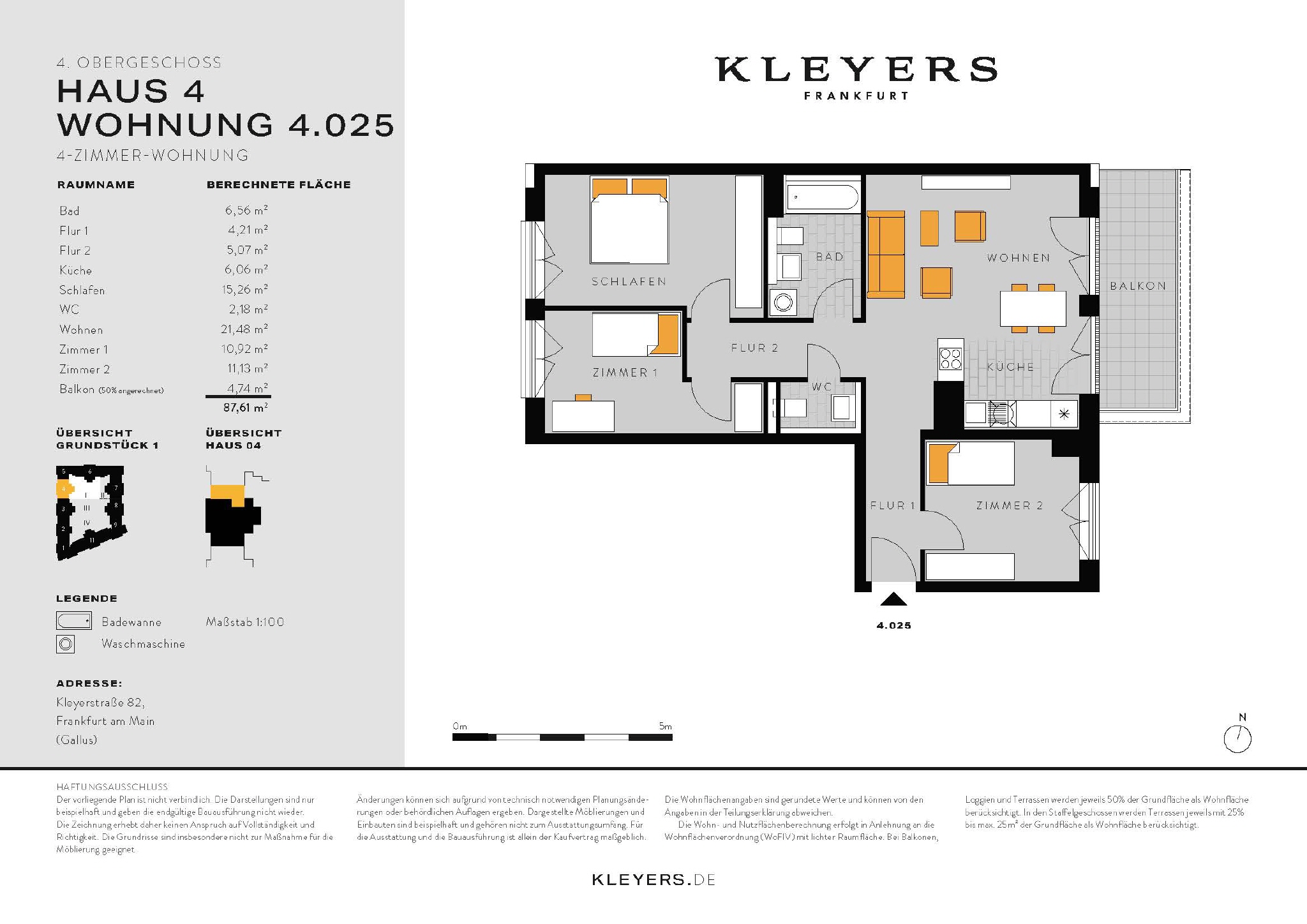 44025 Grundriss 4 Zimmer