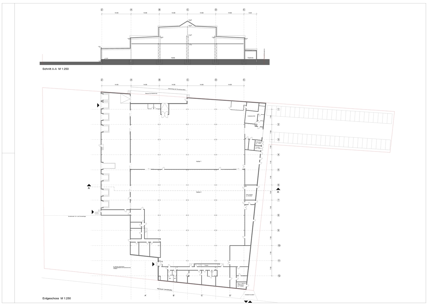 Grundriss   Schnitt