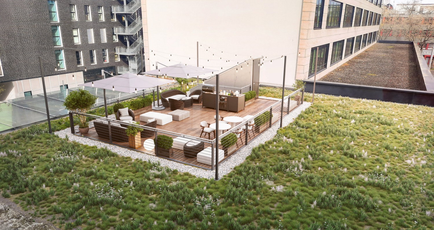 Visualisierung Dachterrasse