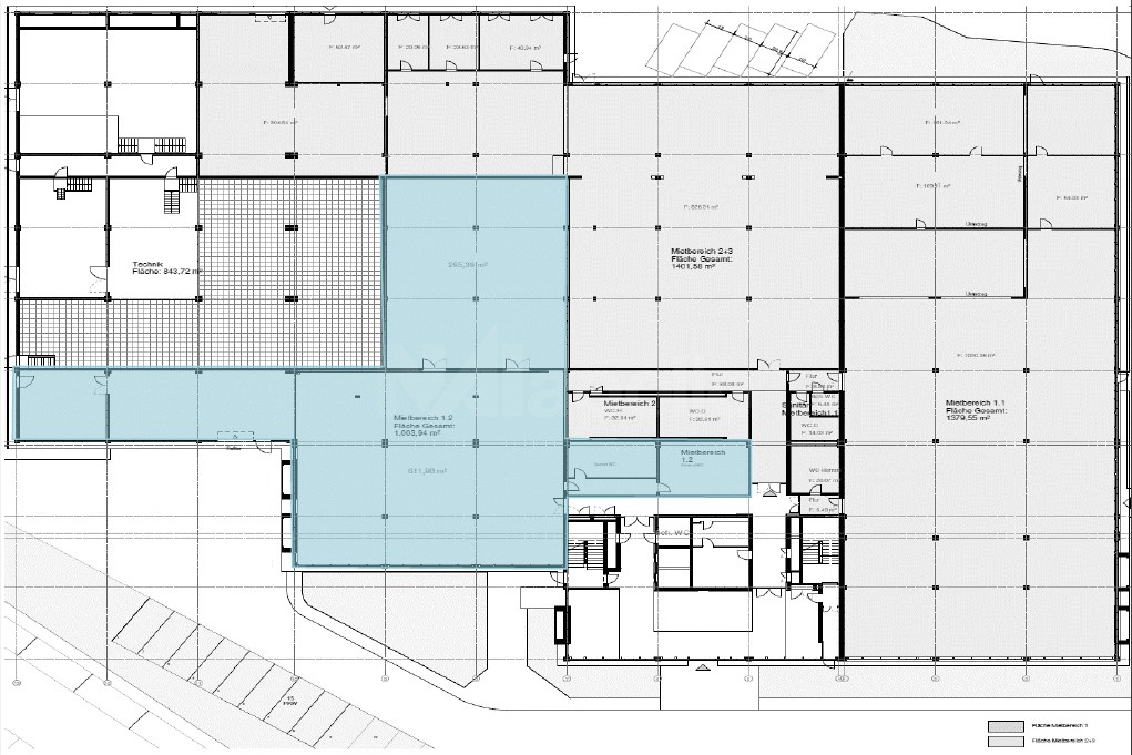 Grundriss Mietbereich 1.2