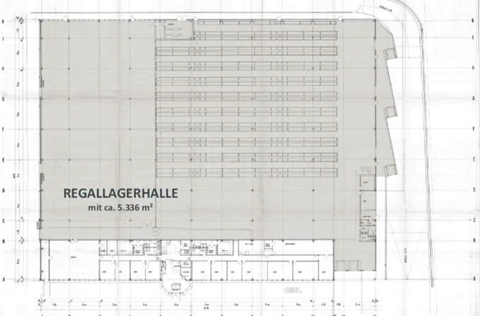 Grundriss Haupthalle