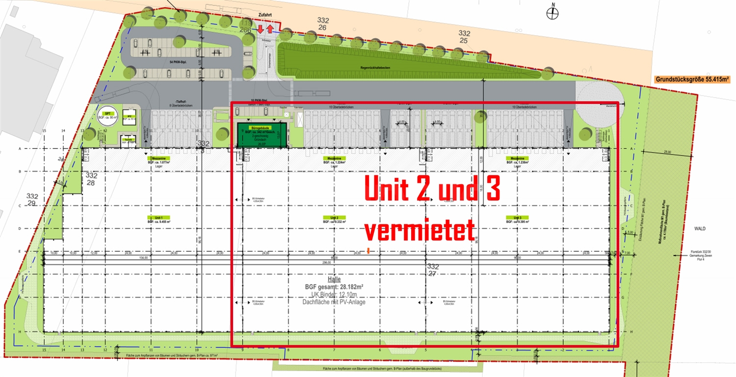 Lageplan Zeven-Aspe