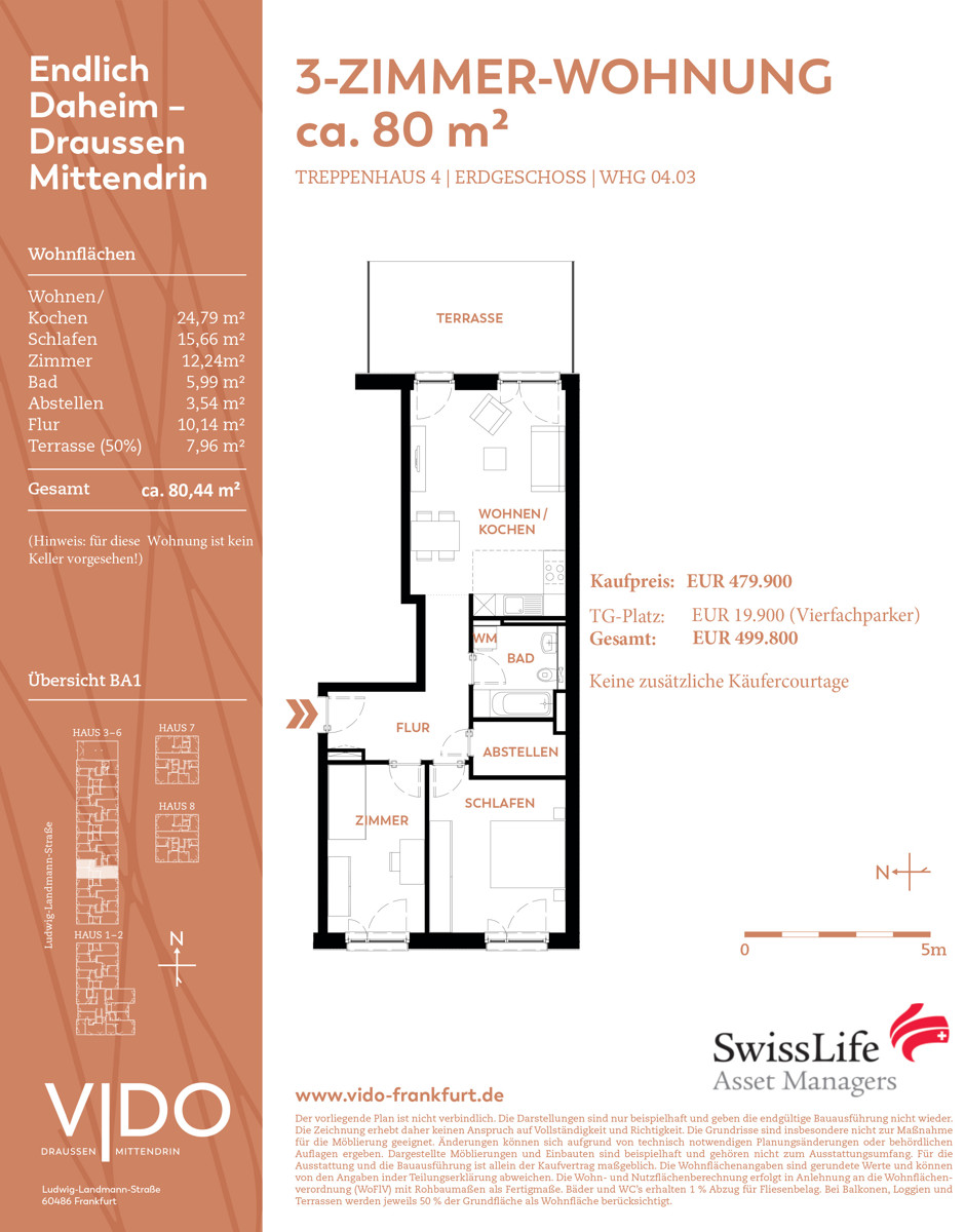 04.03 Grundriss 3-Zimmer