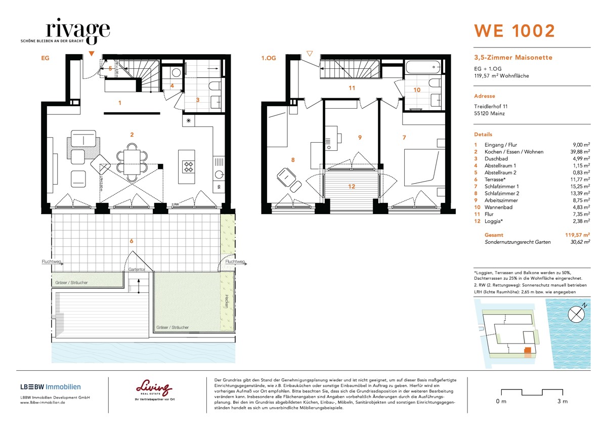 Grundriss WE 1002