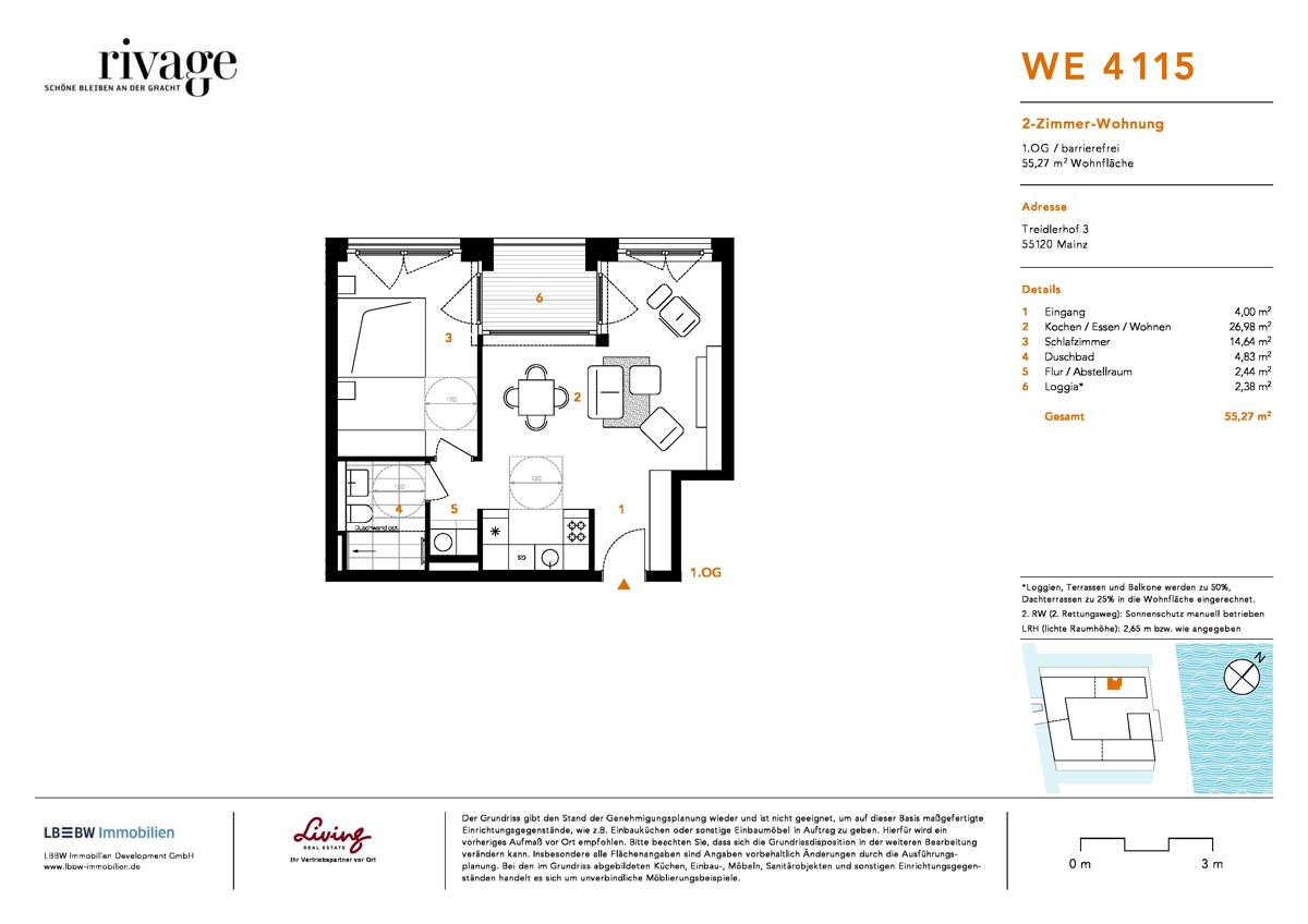 Grundriss WE 4115